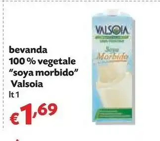 Pam Valsoia Bevanda 100 % Vegetale offerta