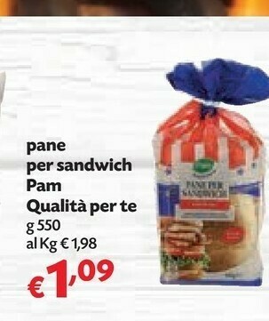 Pam Pane offerta