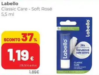 Coop Labello Classic Care - Soft Rosé 5,5 ml offerta