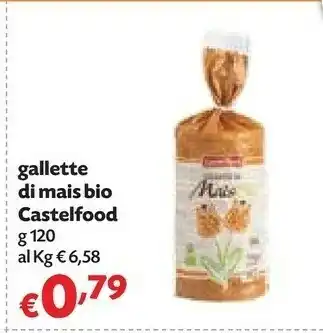 Pam Castelfood Gallette Di Mais Bio offerta