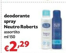 Pam Neutro Roberts Deodorante offerta