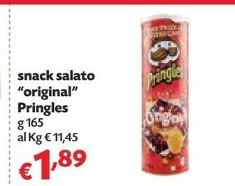 Pam Pringles Snack Salato offerta