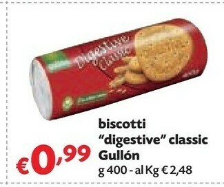 Pam Gullon Biscotti Digestive offerta