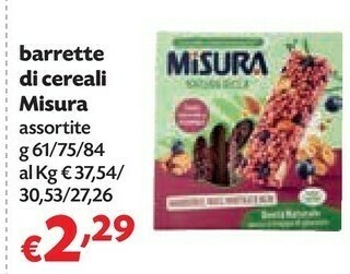 Pam Misura Barrette Di Cereali offerta