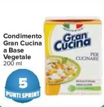 Carrefour Condimento Gran Cucina a Base Vegetale 200 ml offerta