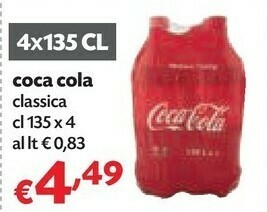 Pam Coca Cola Coca cola zero offerta
