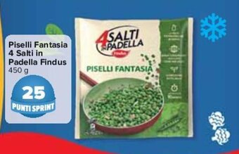 Carrefour Piselli Fantasia 4 Salti in Padella Findus 450 g offerta