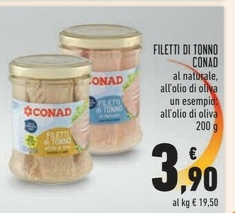 Conad Conad - Filetti Di Tonno 200 G(ml) offerta