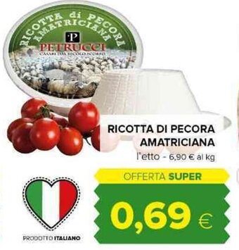 Tigre RICOTTA DI PECORA AMATRICIANA offerta