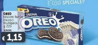 Deco Supermercati Oreo Biscotti Farciti Classici 220g offerta