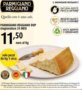 Tigre PARMIGIANO REGGIANO DOP stagionatura 24 MESI offerta