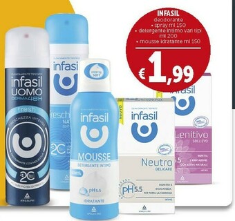 Deco Supermercati Infasil Deodorante Spray offerta