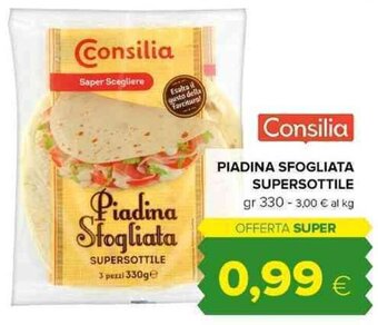Tigre PIADINA SFOGLIATA SUPERSOTTILE gr 330 offerta