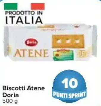Carrefour Doria Biscotti Atene 500 g offerta