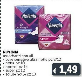 Deco Supermercati Nuvenia Assorbenti Con Ali offerta