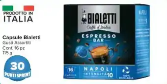 Carrefour Capsule Bialetti Conf. 16 pz 115 g offerta