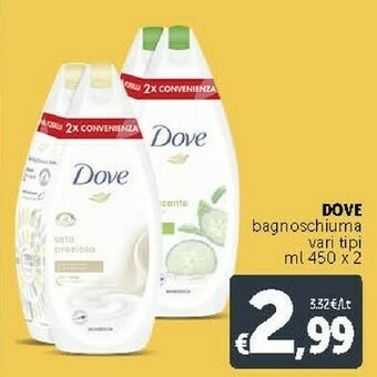 Deco Supermercati Dove Bagnoschiuma offerta