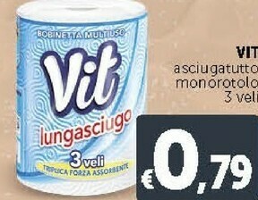 Deco Supermercati Vit Asciugatutto Monorotolo offerta