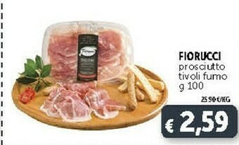 Deco Supermercati Fiorucci Prosciutto Tivoli Fumo 100 G offerta