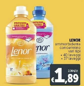 Deco Supermercati Lenor Ammorbidente Concentrato offerta