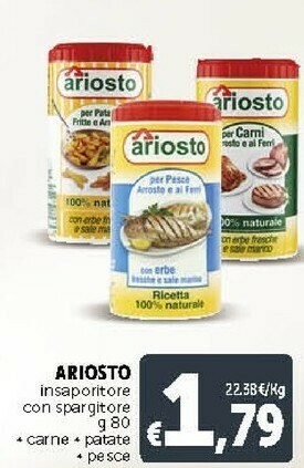Deco Supermercati Ariosto Insaporitore Per Patate Fritte E Arrosto 80 G(ml) offerta