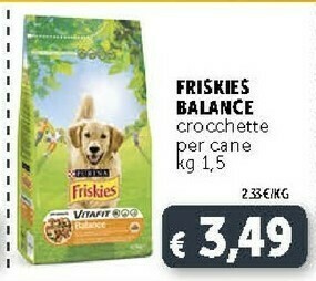 Deco Supermercati Purina Friskies Balance Crocchette Per Cane offerta