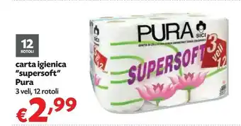 Pam Pura Carta Igienica Supersoft offerta