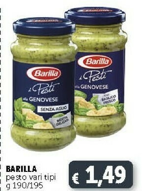 Deco Supermercati Barilla Pesto Alla Genovese offerta