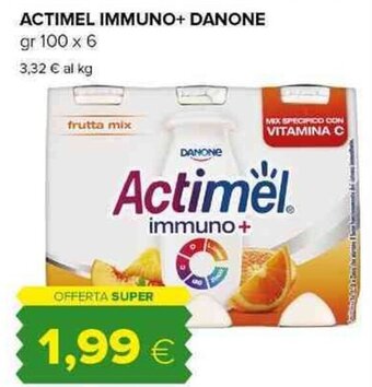 Tigre ACTIMEL IMMUNO+ DANONE gr 100 x 6 offerta