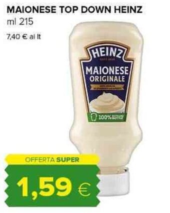 Tigre MAIONESE TOP DOWN HEINZ ml 215 offerta