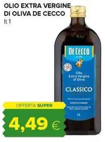 Tigre OLIO EXTRA VERGINE DI OLIVA DE CECCO It 1 offerta
