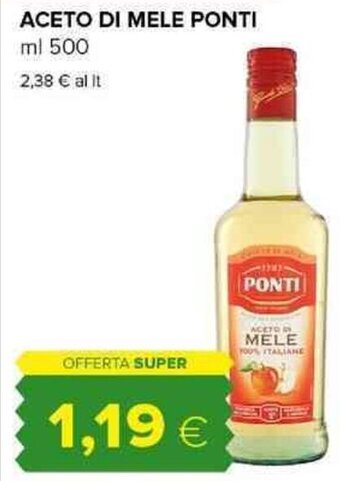 Tigre ACETO DI MELE PONTI ml 500 offerta