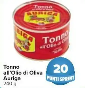 Carrefour Auriga Tonno all'Olio di Oliva 240 g offerta