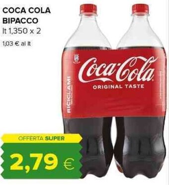 Tigre COCA COLA BIPACCO lt 1,350 x 2 offerta