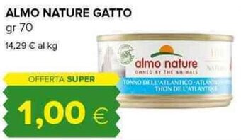 Tigre ALMO NATURE GATTO gr 70 offerta