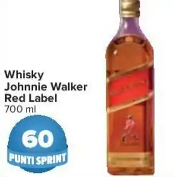 Carrefour Whisky Johnnie Walker Red Label 700 ml offerta