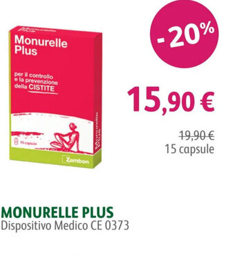 Lloyds Farmacia MONURELLE PLUS 15 capsule offerta