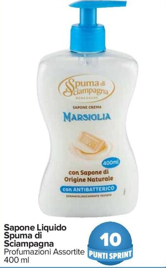 Carrefour Sapone Liquido Spuma di Sciampagna 400 ml offerta