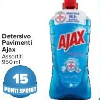 Carrefour Ajax Detersivo Pavimenti 950 ml offerta