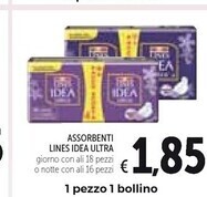Spazio Conad Lines assorbenti offerta