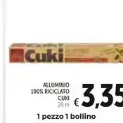 Spazio Conad Cuki alluminio 100% riciclato offerta