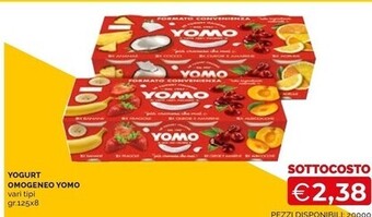 Mercatò Yomo yogurt omogeneo offerta