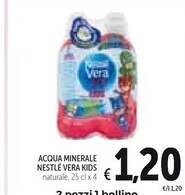 Spazio Conad Nestlè acqua minerale vera kids offerta