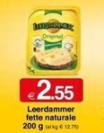 Sì con te Leerdammer fette naturale offerta