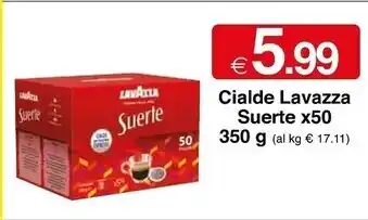 Sì con te Lavazza cialde suerte offerta