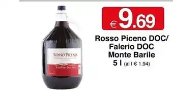 Sì con te Monte barile rosso piceno doc / falerio doc offerta