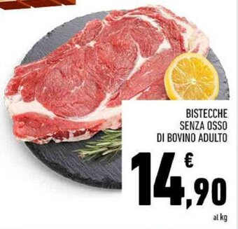 Conad BISTECCHE SENZA OSSO DI BOVINO ADULTO offerta