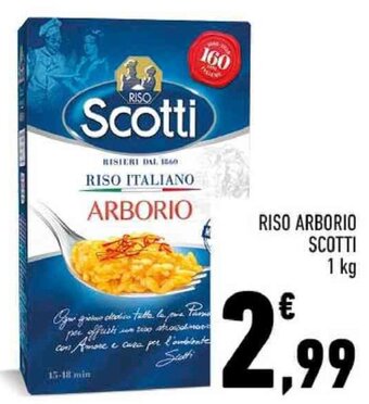 Conad RISO ARBORIO SCOTTI 1 kg offerta