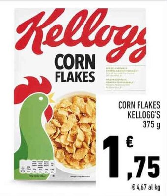 Conad CORN FLAKES KELLOGG'S 375 g offerta