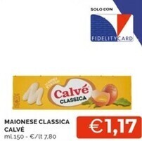 Mercatò Calvè maionese classica offerta
